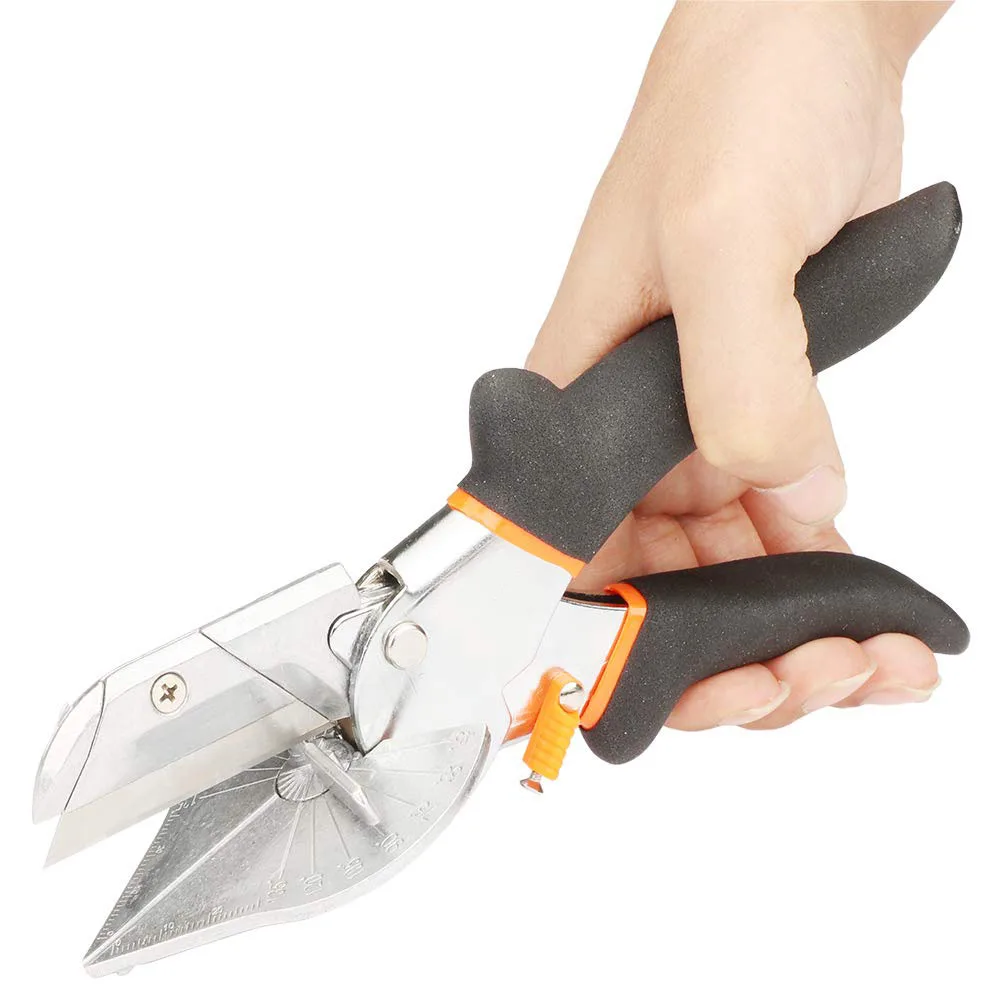 Winkelschere 45-120 Grad Gehrungsschneider Handschere Multifunktionale PVC PE Kunststoffrohrschere für Hausarbeiten, Heimdekoration, Sanitärarbeiten – Detail 6