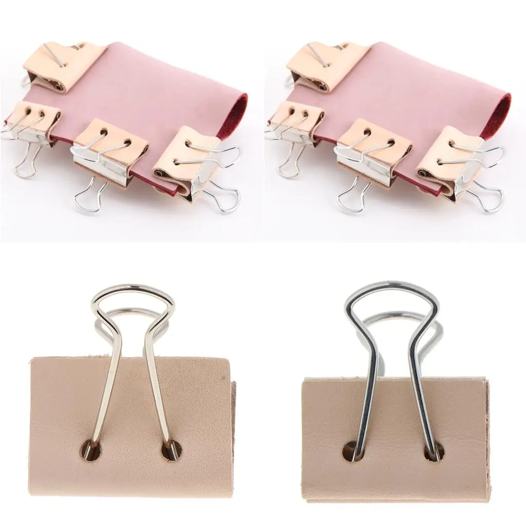 Metal Paper Clips Bookmark Clips Binder Clamps Clips Notebook  Marker Stationery for school Supplies