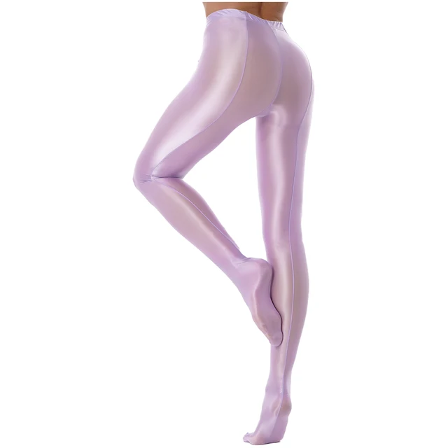 XCKNY satin oil glossy Leggings sexy tight high waist Leggings shiny smooth  pants Stretch hip lift color bodybuilding pants