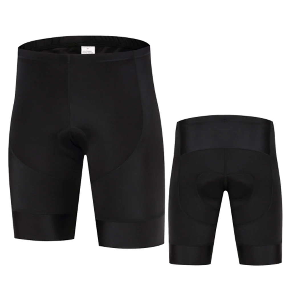 Hochwertige schwarze Unisex-Radhose, bequeme Unterwäsche, Schwammgel, 9D gepolstert, kurze Größe XS-5XL, kurze Fahrradhose – Detail 2