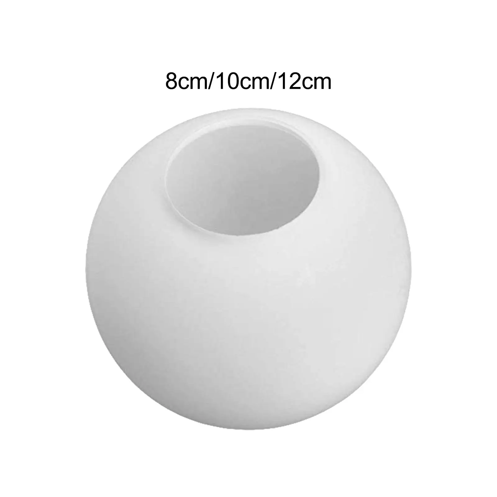 Frosted Glass Lamp Shade Chandelier Hanging Light Cover Round Fixture Cover for Teahouse Kitchen Dining Room Hotel Office