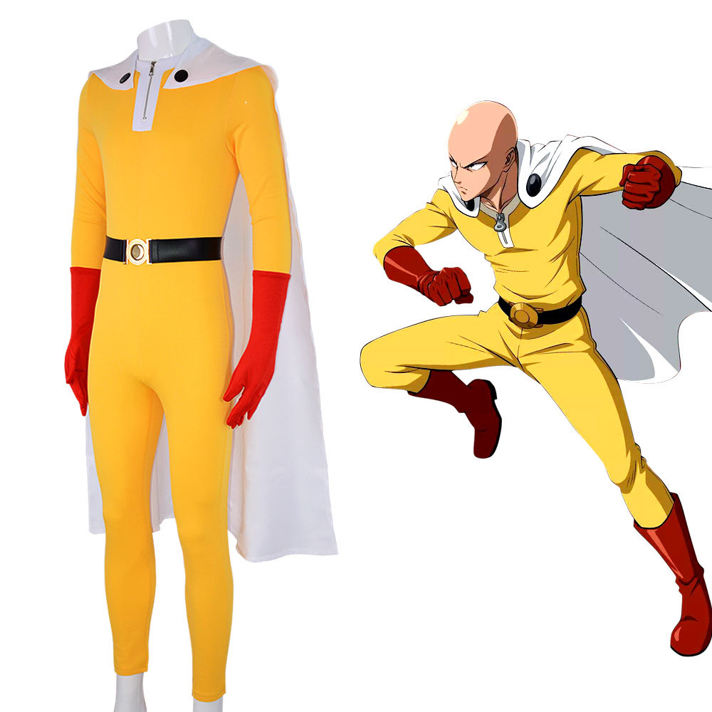 Новый костюм для косплея One Punch Man для мужчин, боди для косплея из аниме  Сайтама, женская одежда для ролевых игр | AliExpress