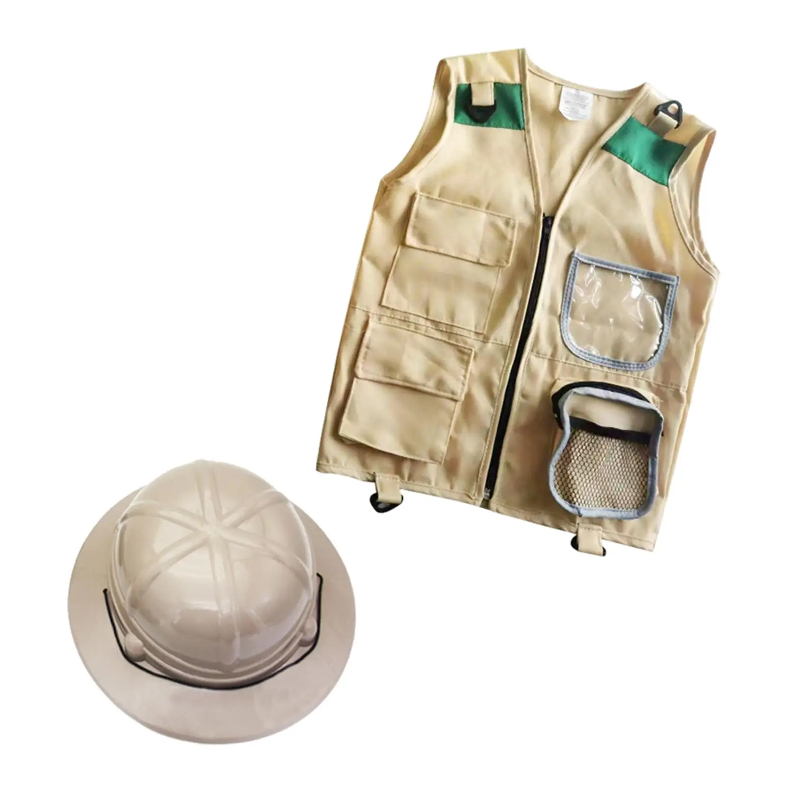 Explorer Kit, Kids Explorer Costume Set, Backyard Cargo Vest Dress up Role Play for Kid