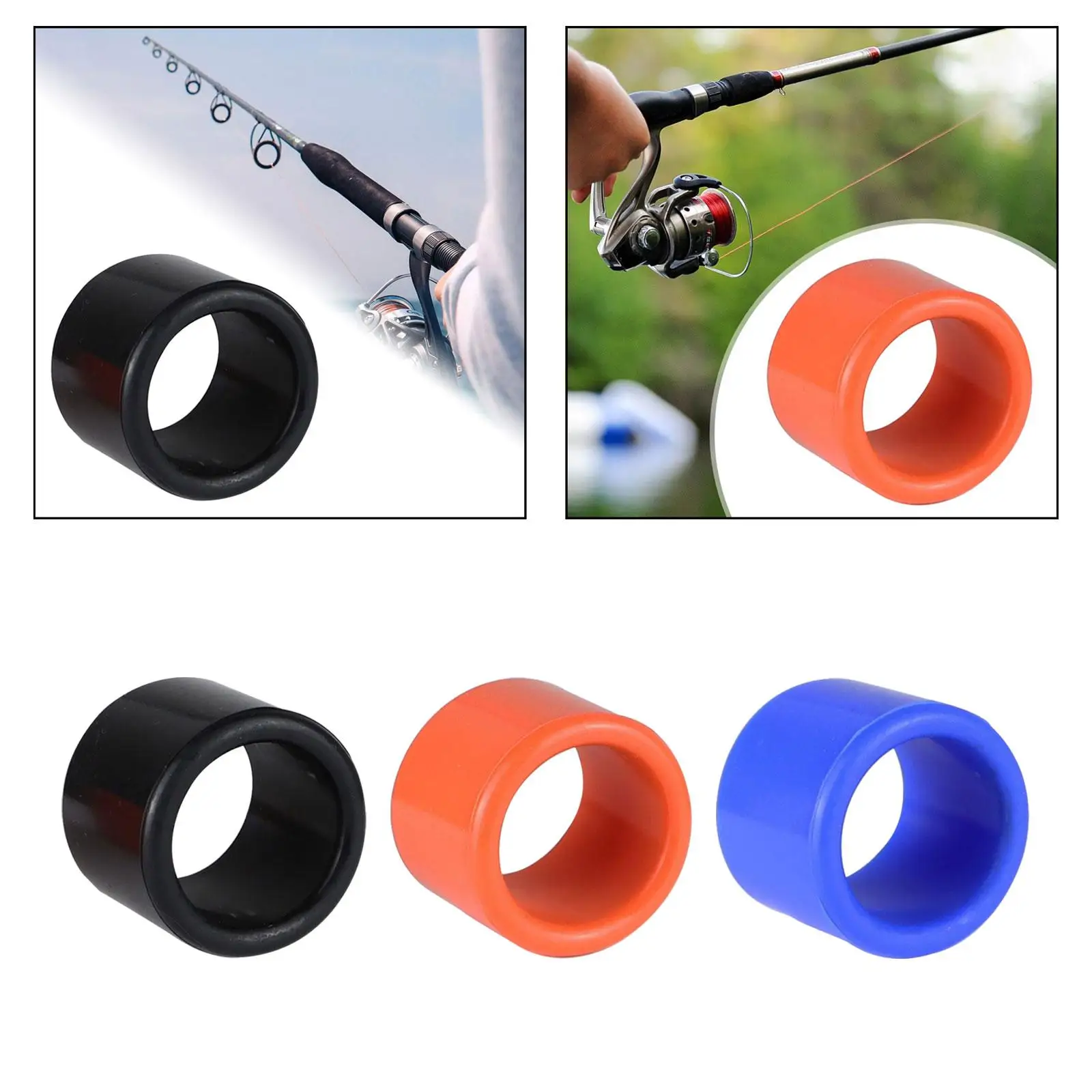 Pole Rack Insert Protector Replacement Tackle Cap for Rod Holder Sturdy Silicone Fly Fishing for Rod Holder Pole Rest Protection