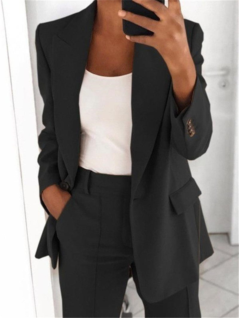 Title 3, Women Blazers Jacket Female Work Office Lady Bl...