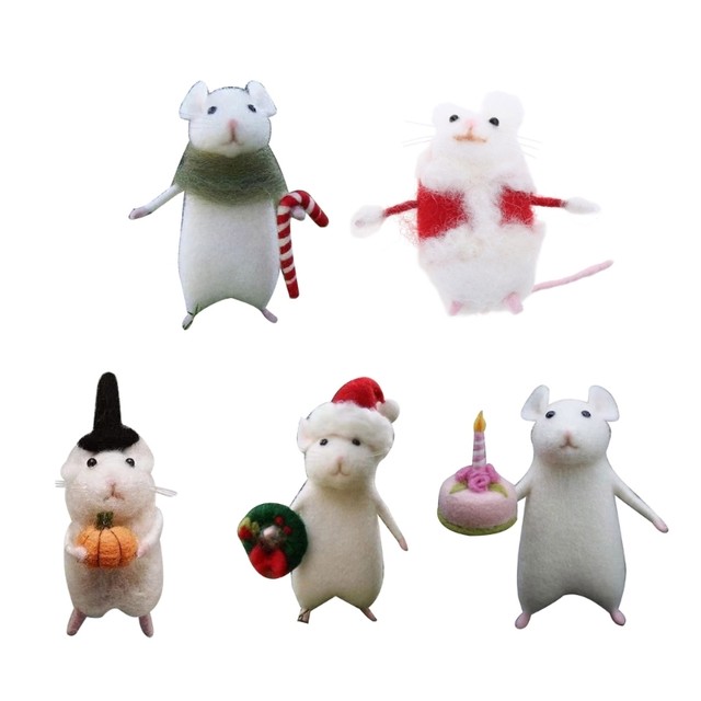 Needle Felt Mice - ARC