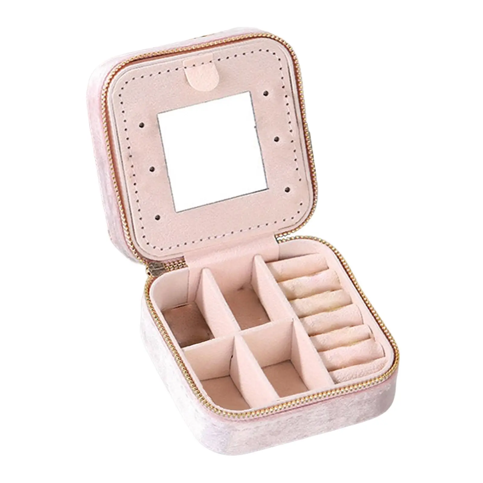 Small Jewellery Box Portable Jewelry Container for Rings Pendant Bracelet