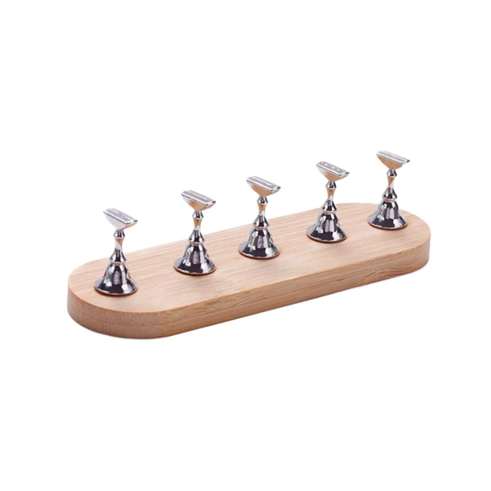 Nail Stand Nail Art Supplies Nail Showing Shelf Nail Practice Base for Home Salon DIY Makeup Training Practice Manicurists