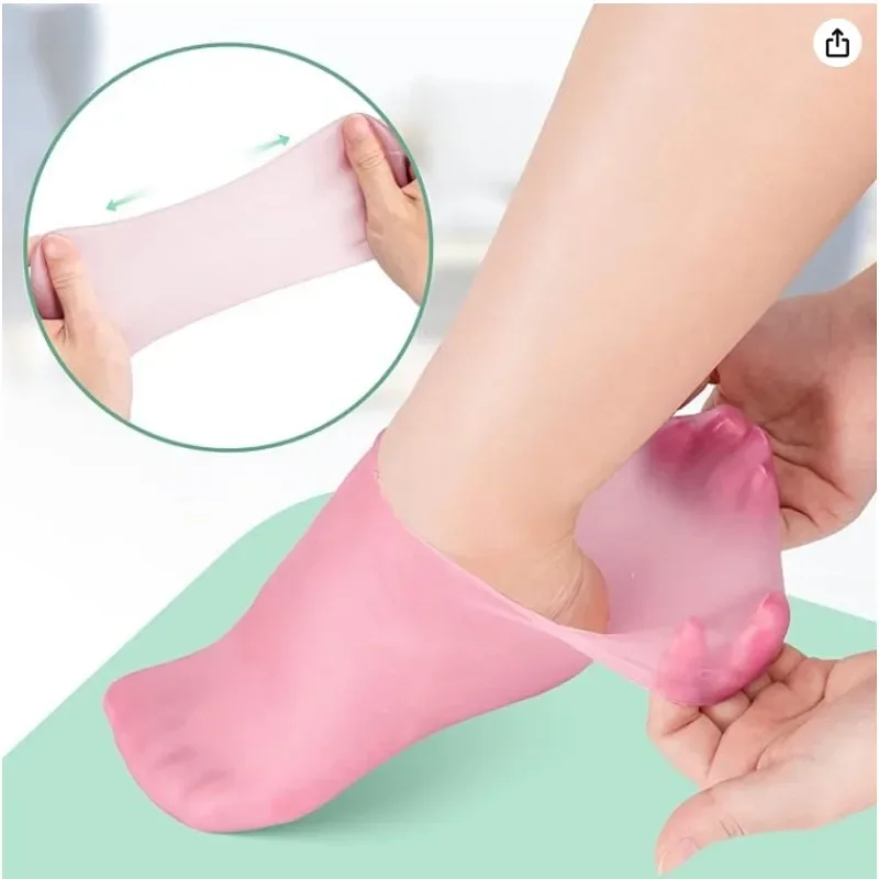 Best of 2Pcs Silicone Anti Cracking Moisturizing Gel Socks Foot Care Socks Cracked Dead Skin Remove Protector Pain Relief Pedicure Tools Reviews & Tips