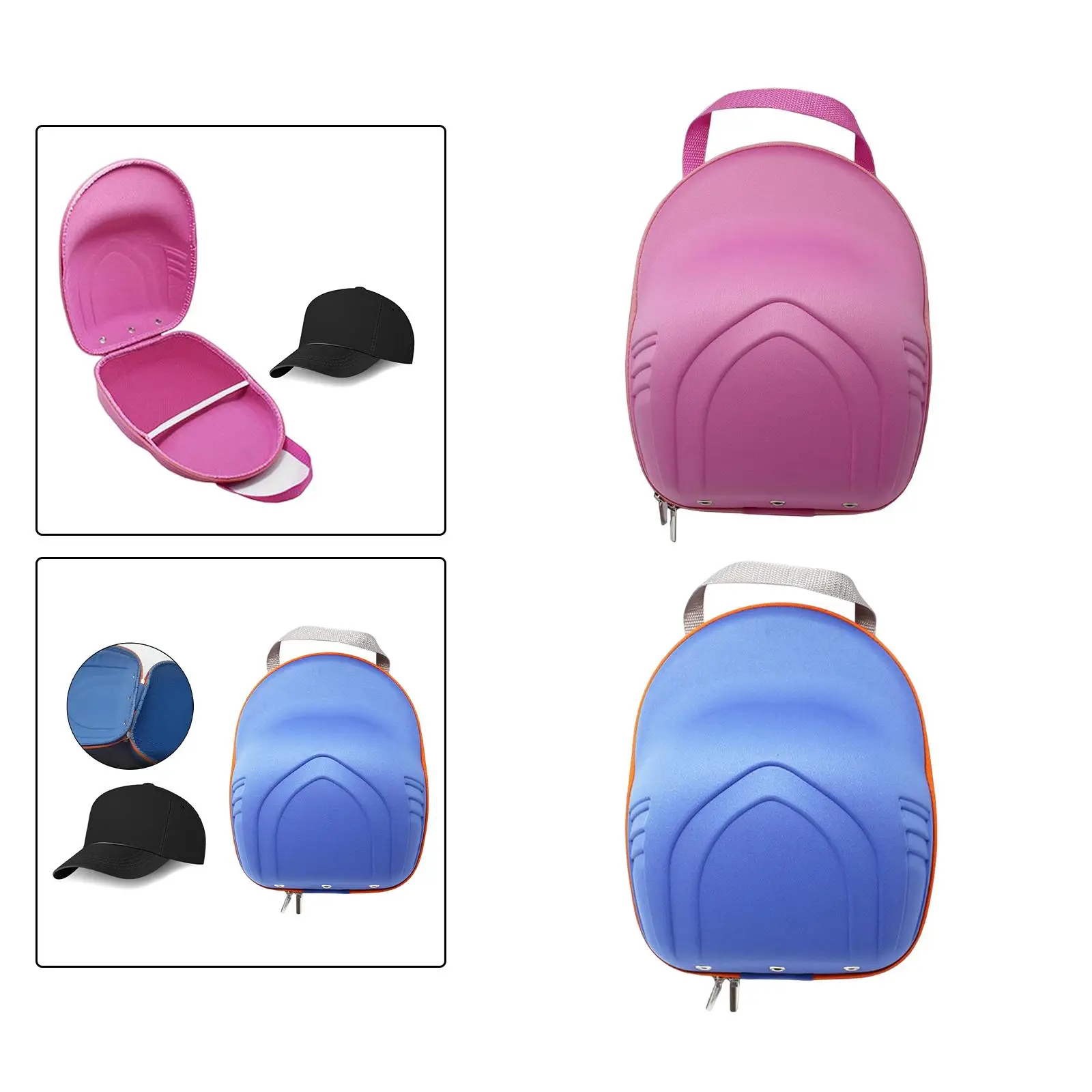 Hat Cap Travel Case Trip Backpack Durable Adjustable Outdoor Hat Display Holder EVA Organizer Baseball Hat Bags Storage Bag