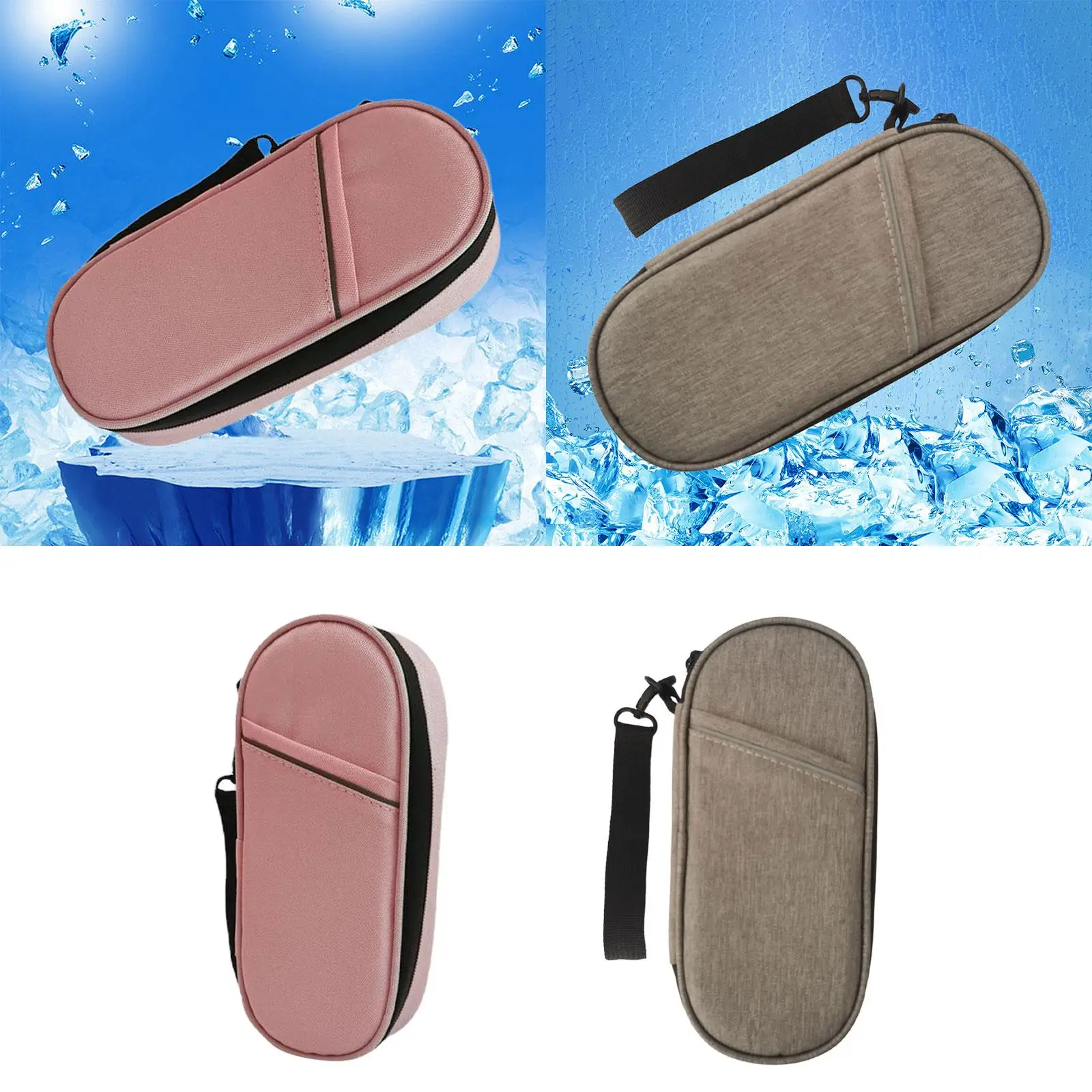 Pill Cooling Bag Refrigerated Ice Pack Cooler Bag for Monitor Supplies Cooling Cases