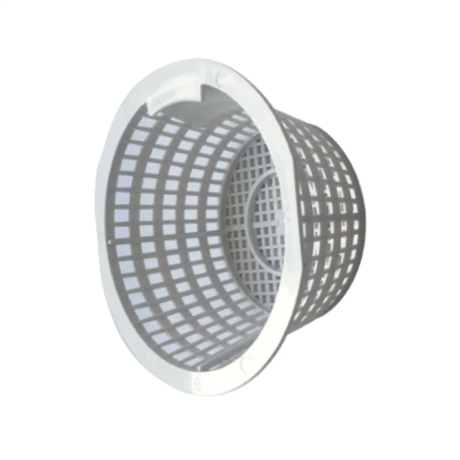 Pool Strainer Basket Reusable 5.9``width 2.76`` Deep Effective Fittings Skimmer Basket for Cleaning Leaves Swimming Pool Debris
