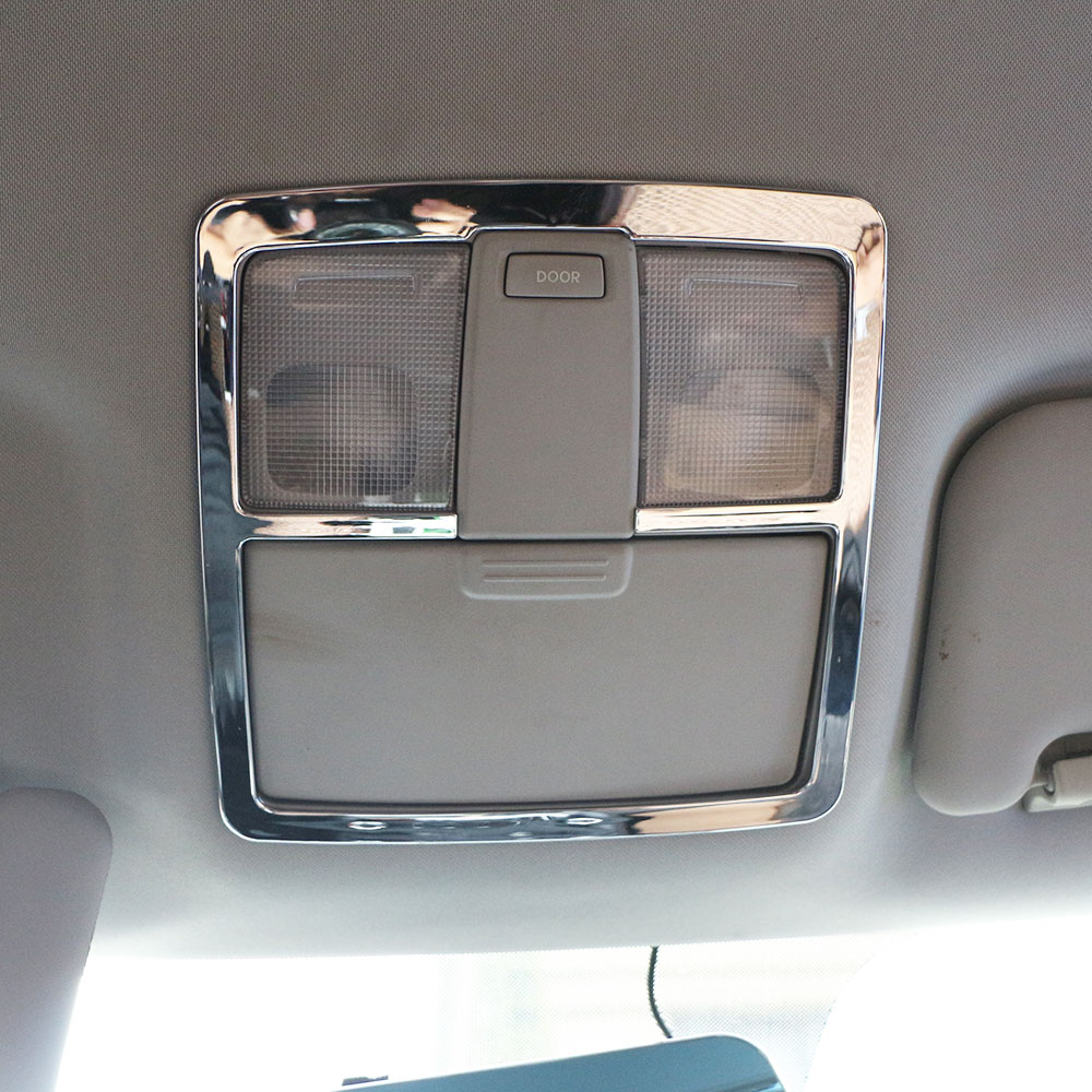 Innen ABS Chrom Leselampe Abdeckung Trim Dach Leseleuchten Rahmen für Kia Sportage 3 SL R SportageR 2012–2016 Auto Aufkleber – Detail 2