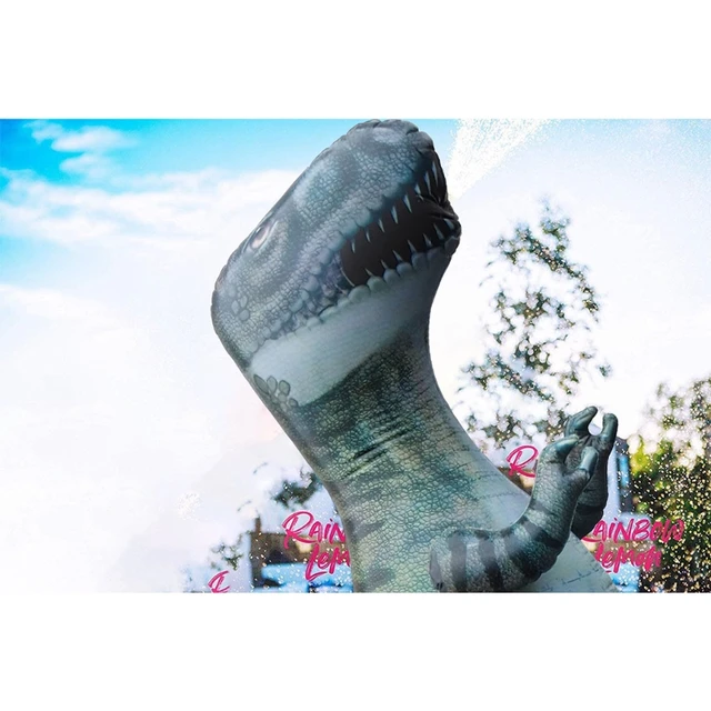 Grande dinossauro esguichando modelo brinquedo, spray de água inflável, T- rex, jato de água brinquedo, jogo ao ar livre, criança, adulto, crianças -  AliExpress