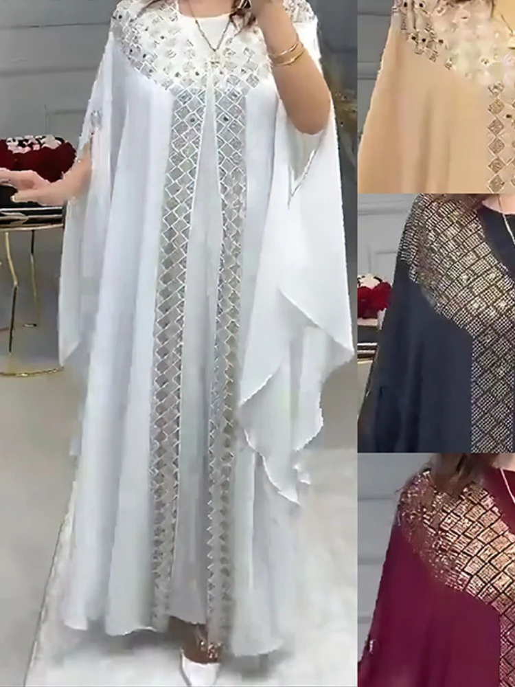 formal dresses south africa Ramadan Abayas Dubai African Dresses for Women Vetement Femme 2022 New Dashiki Diamonds Boubou Robe Africaine Femme Kaftan Dress african gowns