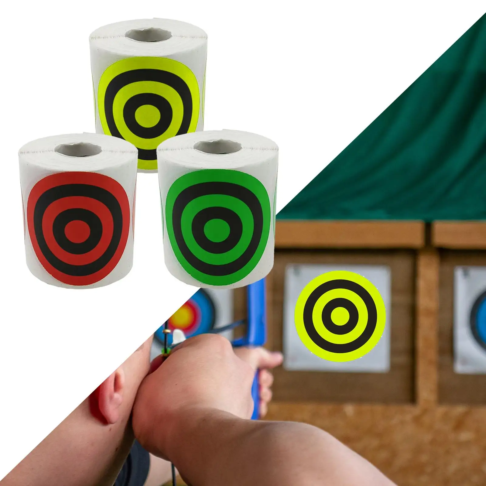 7.50cm  Reactive Stickers Self  Target Sticker for  Bow Practice Hunting