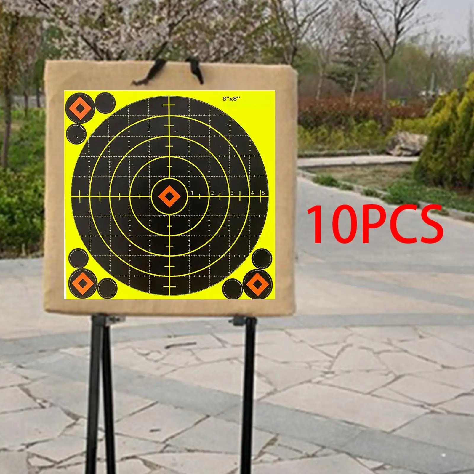 10x Splash Shooting Targets Paper Targets Stickers for Exercise Outdoor Practice