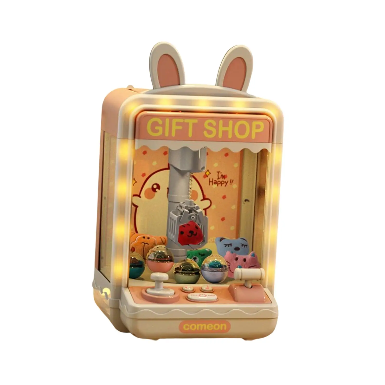 Play Game Easy to Use Sturdy Portable Mini Vending Machine Game Prizes Toy Automatic Doll Claw Machine for Party Children