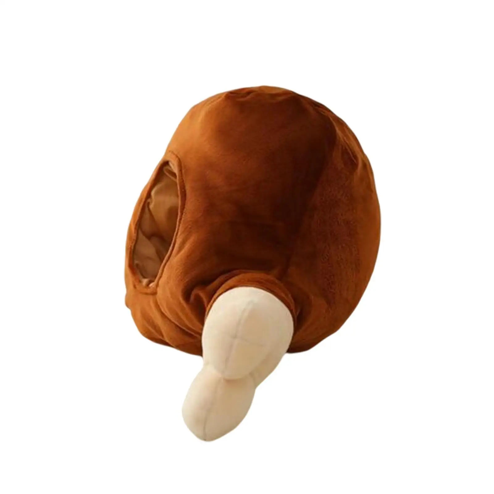 Chicken Drumstick Hat Headdress Costume Accessory Hats Stuffed Toy Headgear