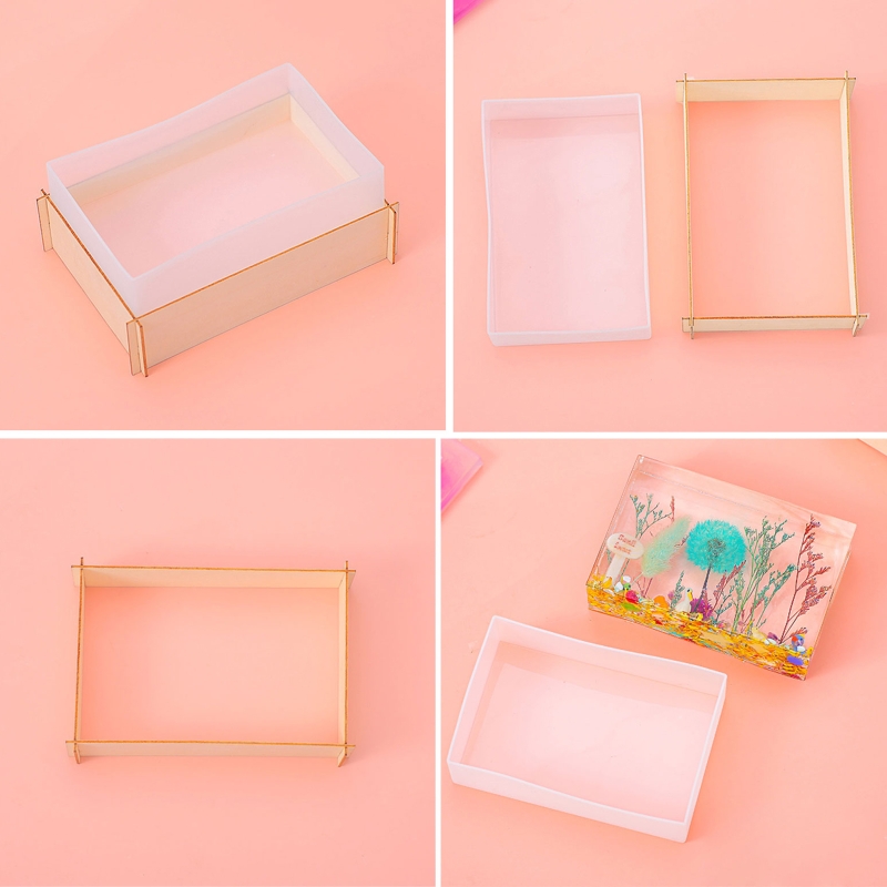 Rectangle Cube Silicone Molds Resin Casting Molds for DIY Specimen Craft Making Crystal Epoxy Mould Home Decoration Casting Tool