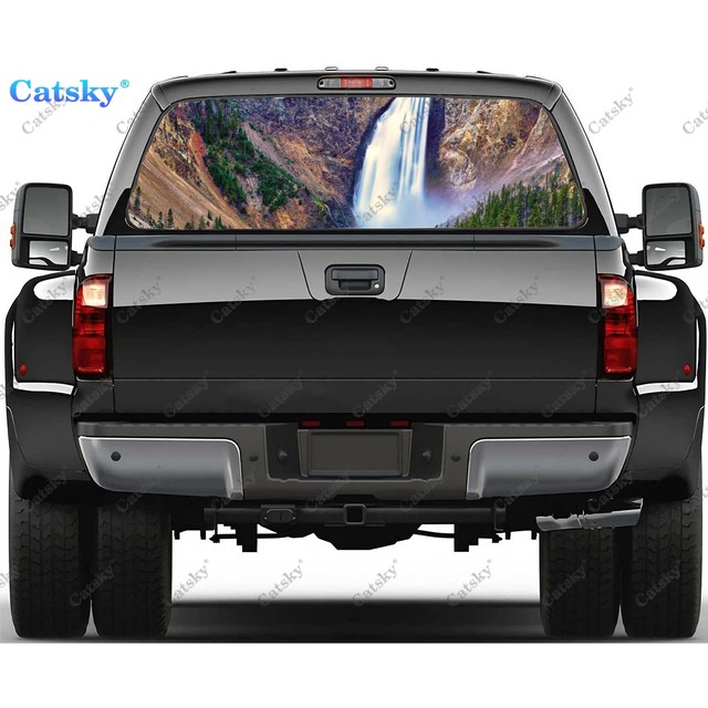 Truck rear deals window decals