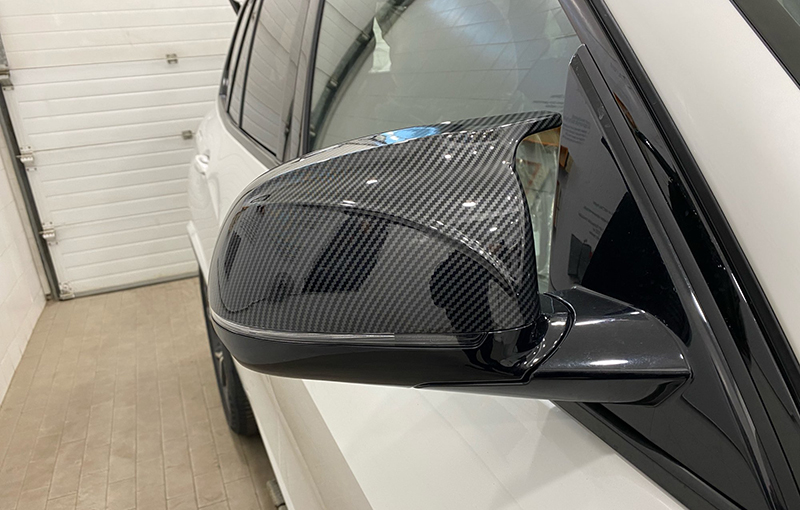 For BMW X3 G01 X4 G02 X5 G05 X6 G06 X7 G07 2018 2019 2020 M Style Black Rearview Mirror Cover X3M Look