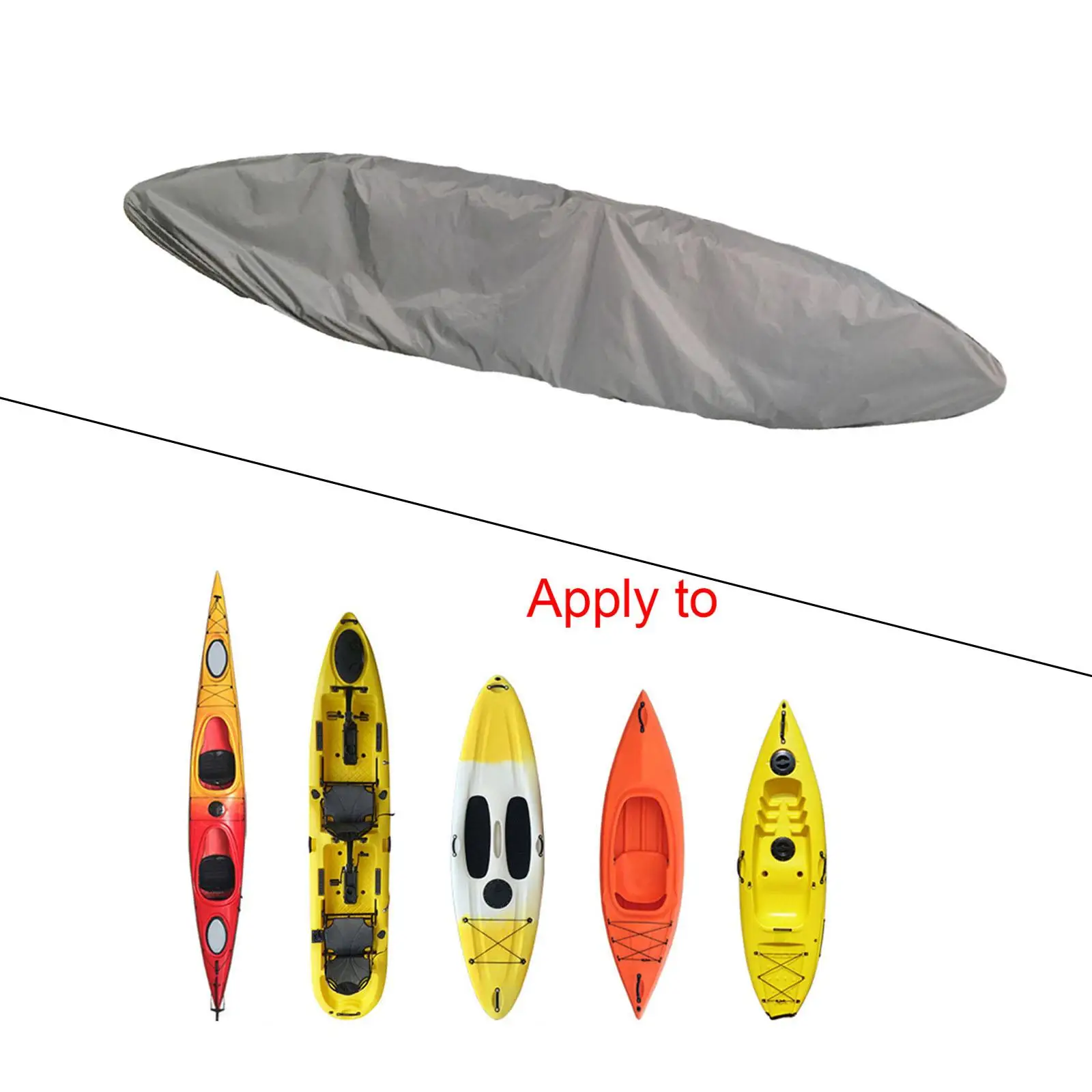 Kayak Cover Waterproof Canoe Cover Protector Oxford Cloth Boat Storage Cover 350cm