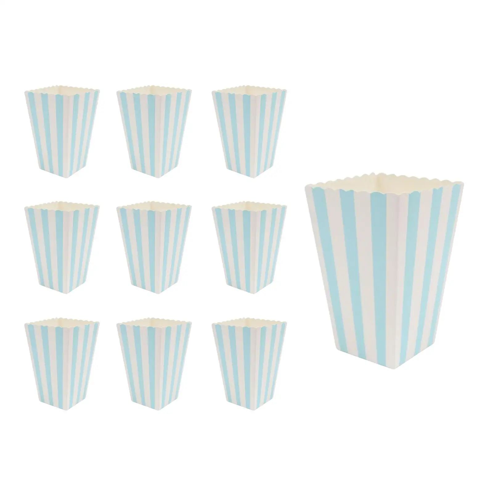 10 Pieces Disposable Tableware Sanck Containers for Favor Party Supplies