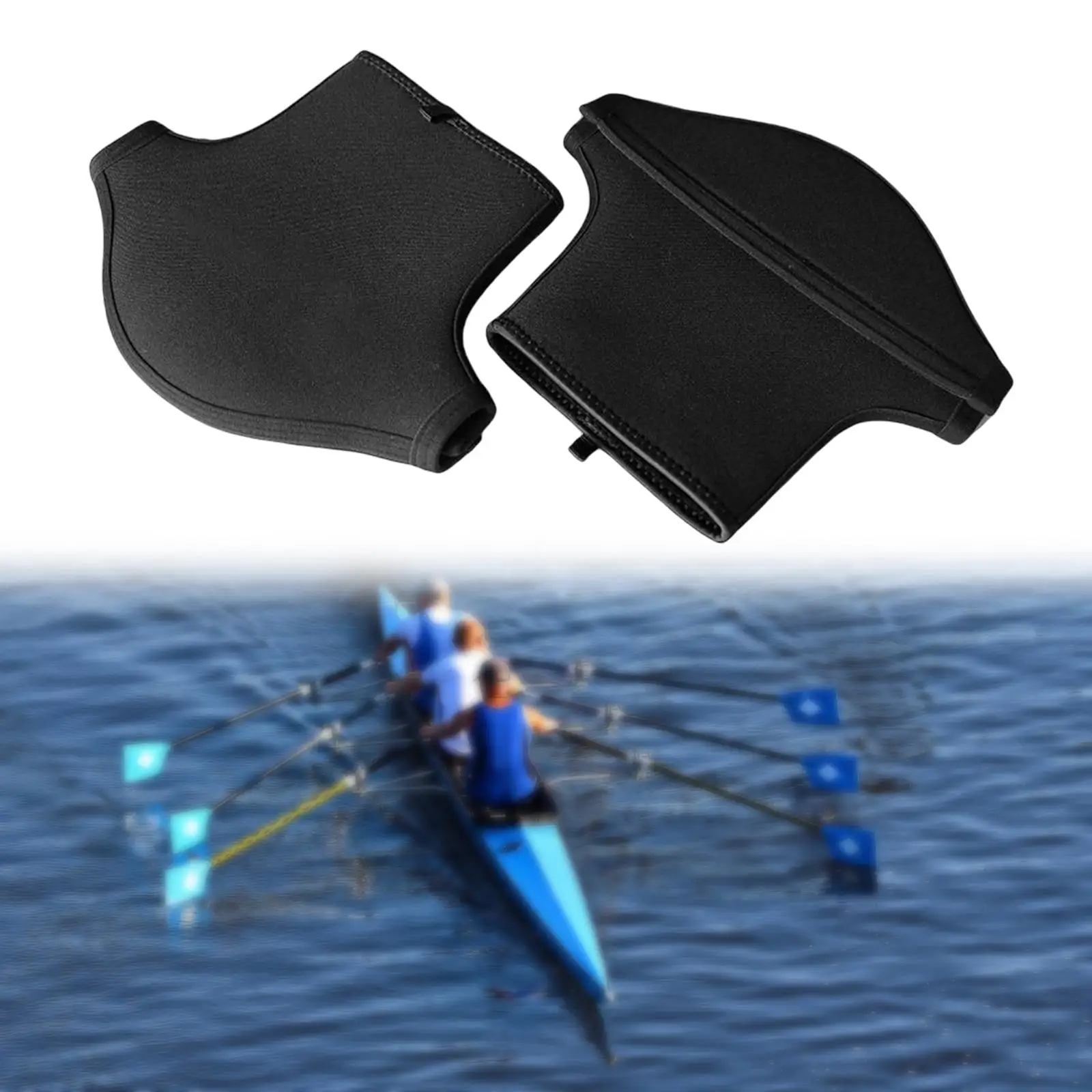 2x Kayak Paddle Mitts Neoprene Kayak Paddle Grips Gloves for Rafting Touring