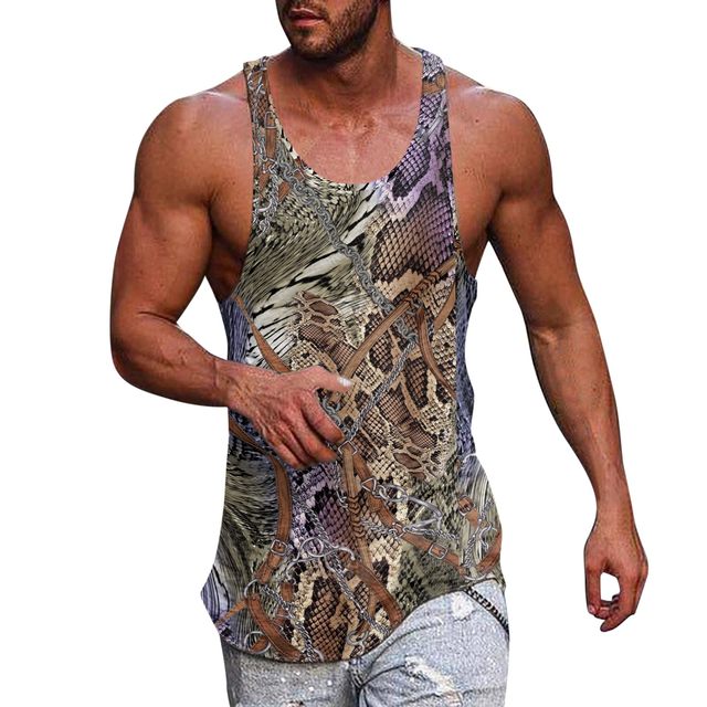 Mens Summer Surf Beach Men Tank Top Casual Breathable Sleeveless Top Boy  Loose Full Print Tank Top Camis Vest Chemise Homme - Tank Tops - AliExpress