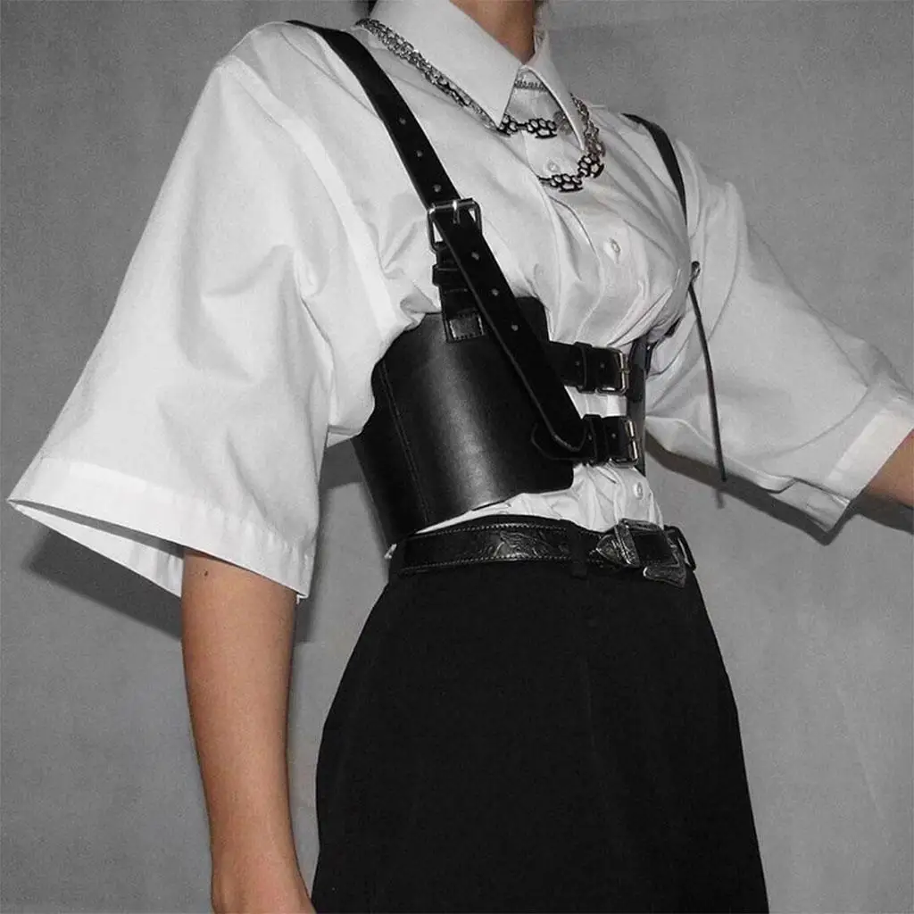 Women Waist Belt Corset PU  Cummerbund Adjustable for Dress Wedding