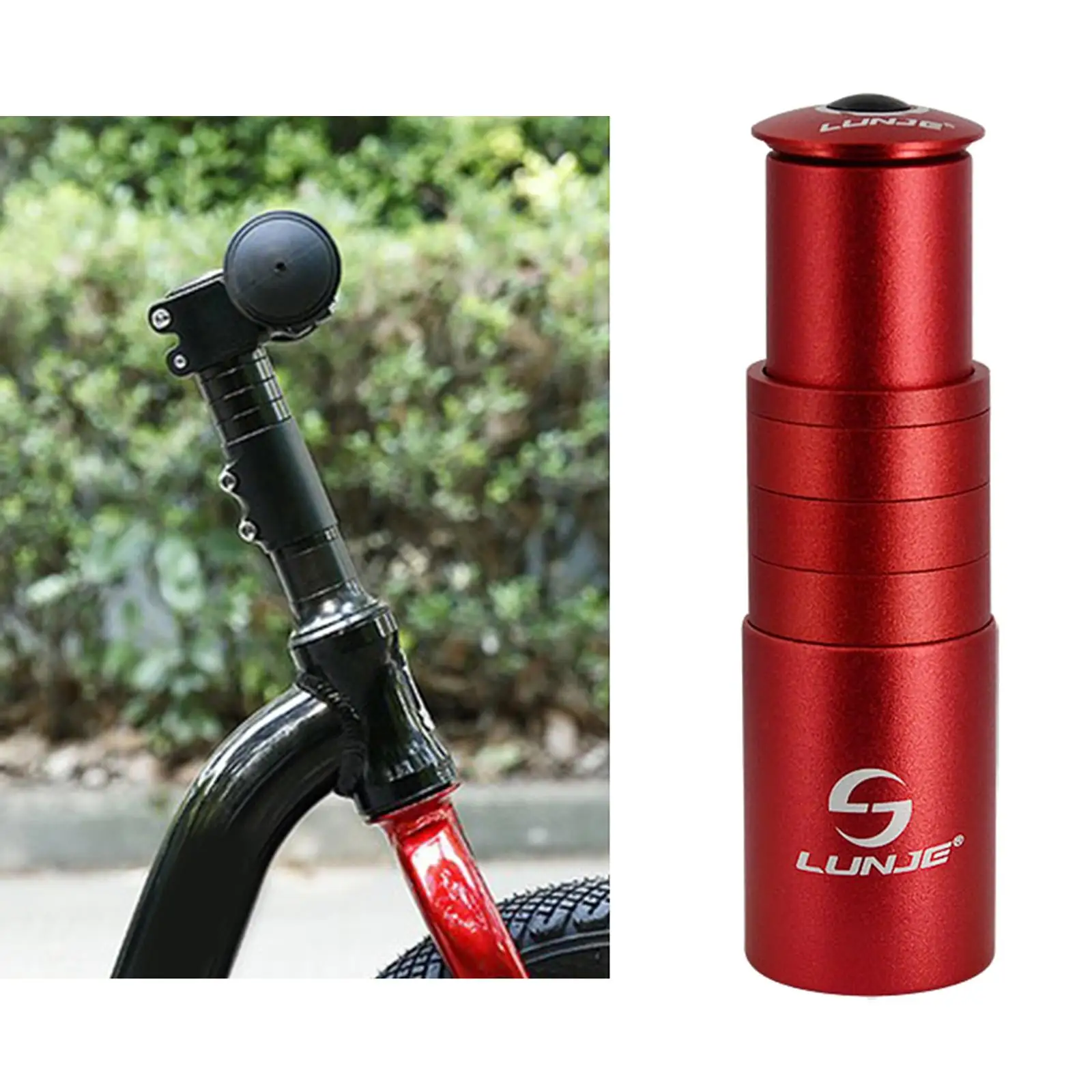 Bike Handlebar Stemr Extender Adapter 28.6mm Component