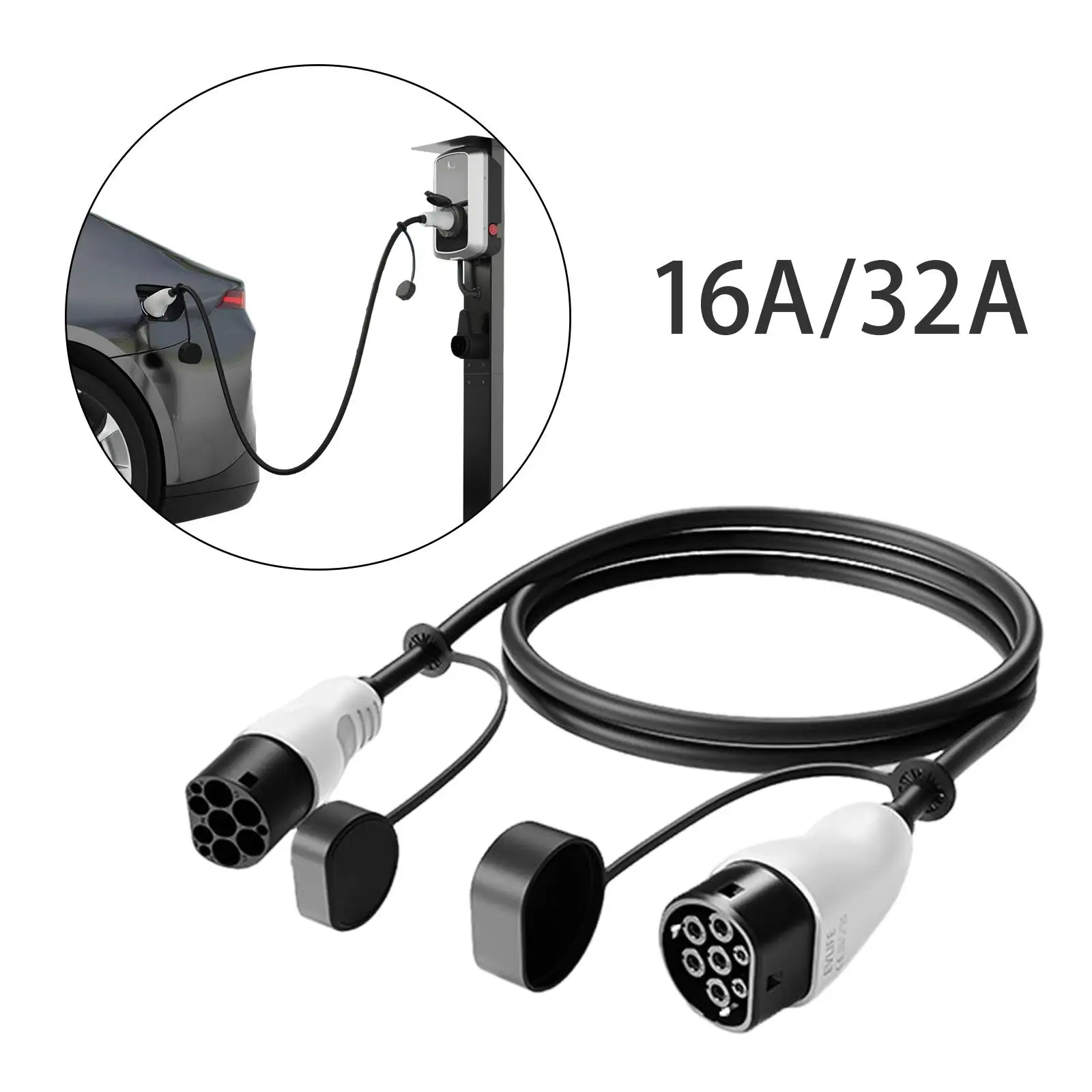 EV Charging Cable Double Head for Electric Vehicle Charging Station