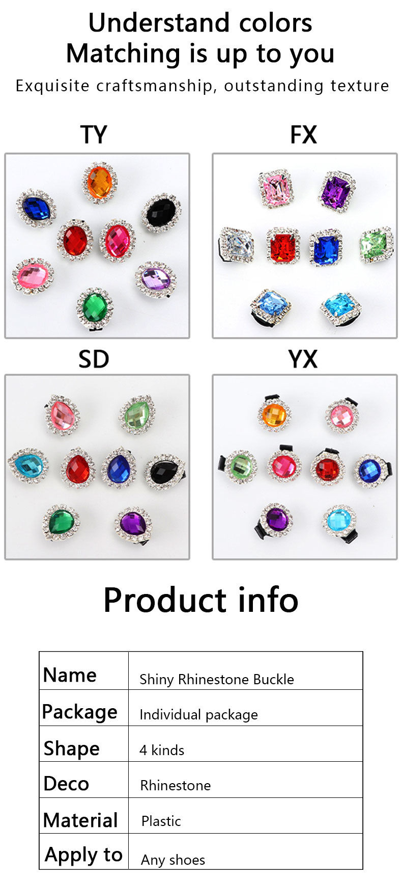 1PC Diamond Shoelaces Plastic Shoe Charms Design for Sneaker AF1 Decoration Luxurious Shiny Rhinestones Buckle Shoe Accessories