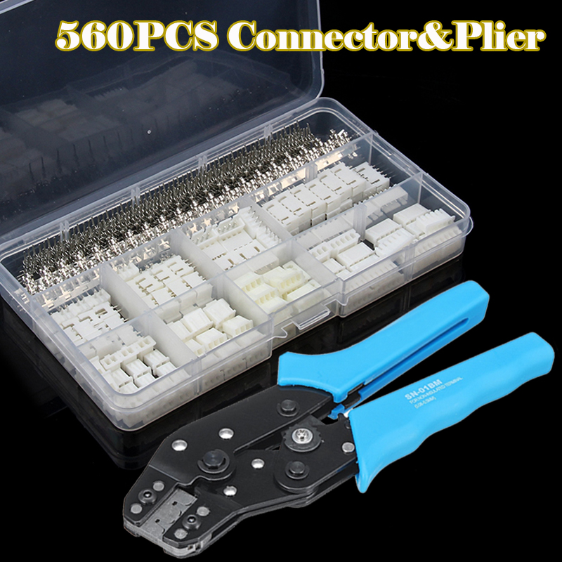 560PCS XH 2,54mm PH 2,0mm Weiblich Männlich stecker crimp Terminal Tool 2/3/4/5 Pins – Detail 1