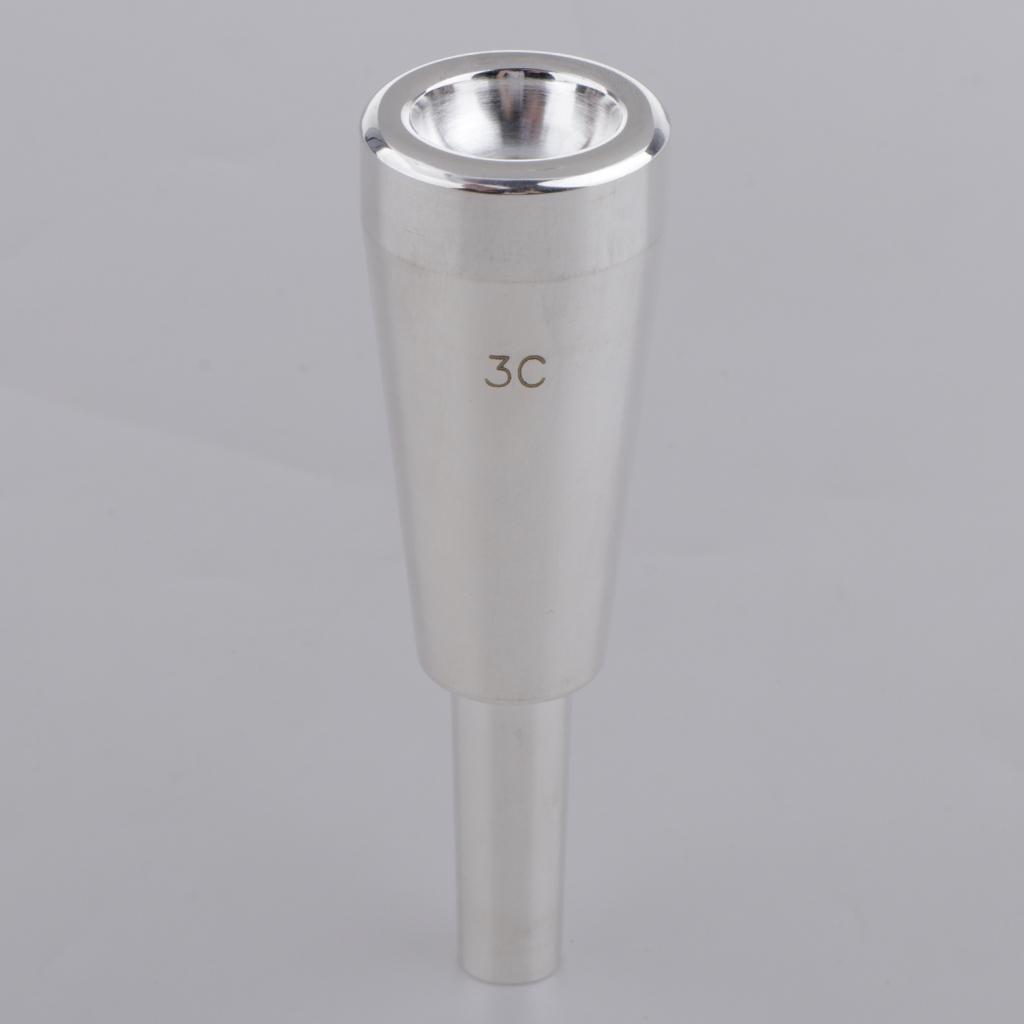 Classic 3C Heavy Trumpet mouthpiece silver for musical instrument accessories