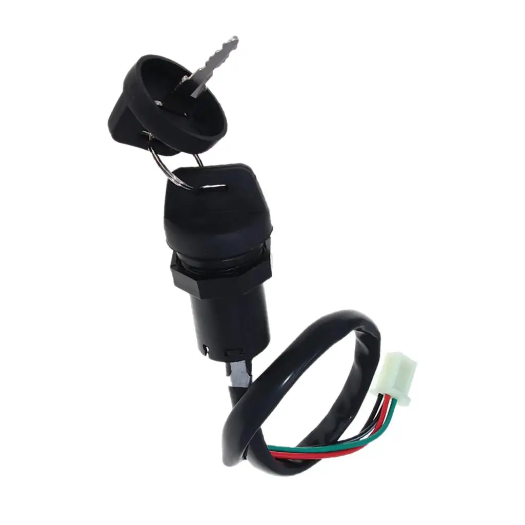 4 Wire Ignition Key Switch 50cc 70cc 90cc Replace Parts for Universal