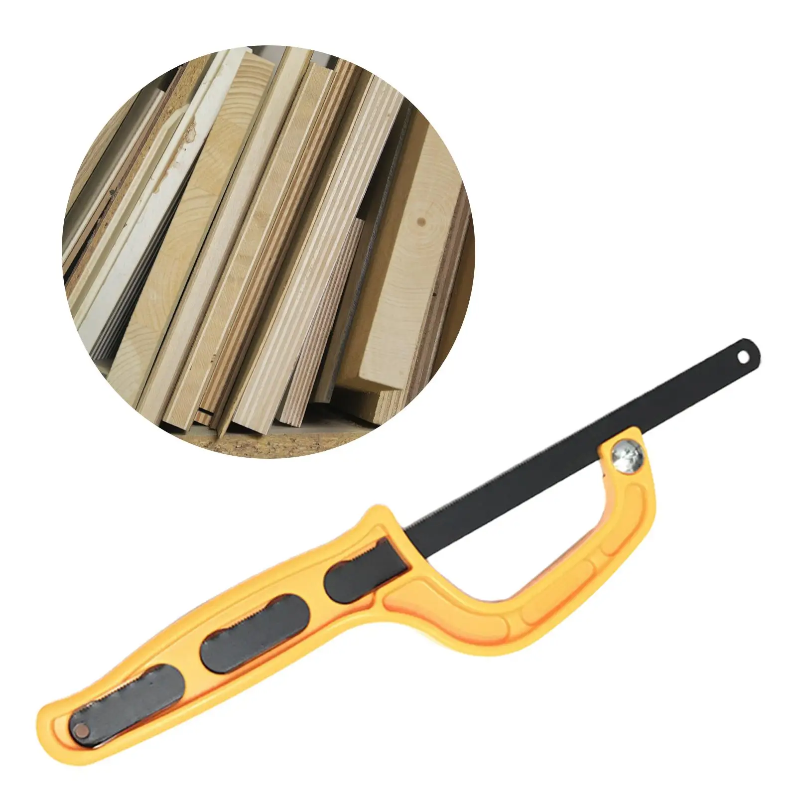 Portable Mini Hack Saw Hand Saw for Wood and Metal Hand Tool Wood Trimmer DIY Working Garden Adjustable Professional Pruning Saw
