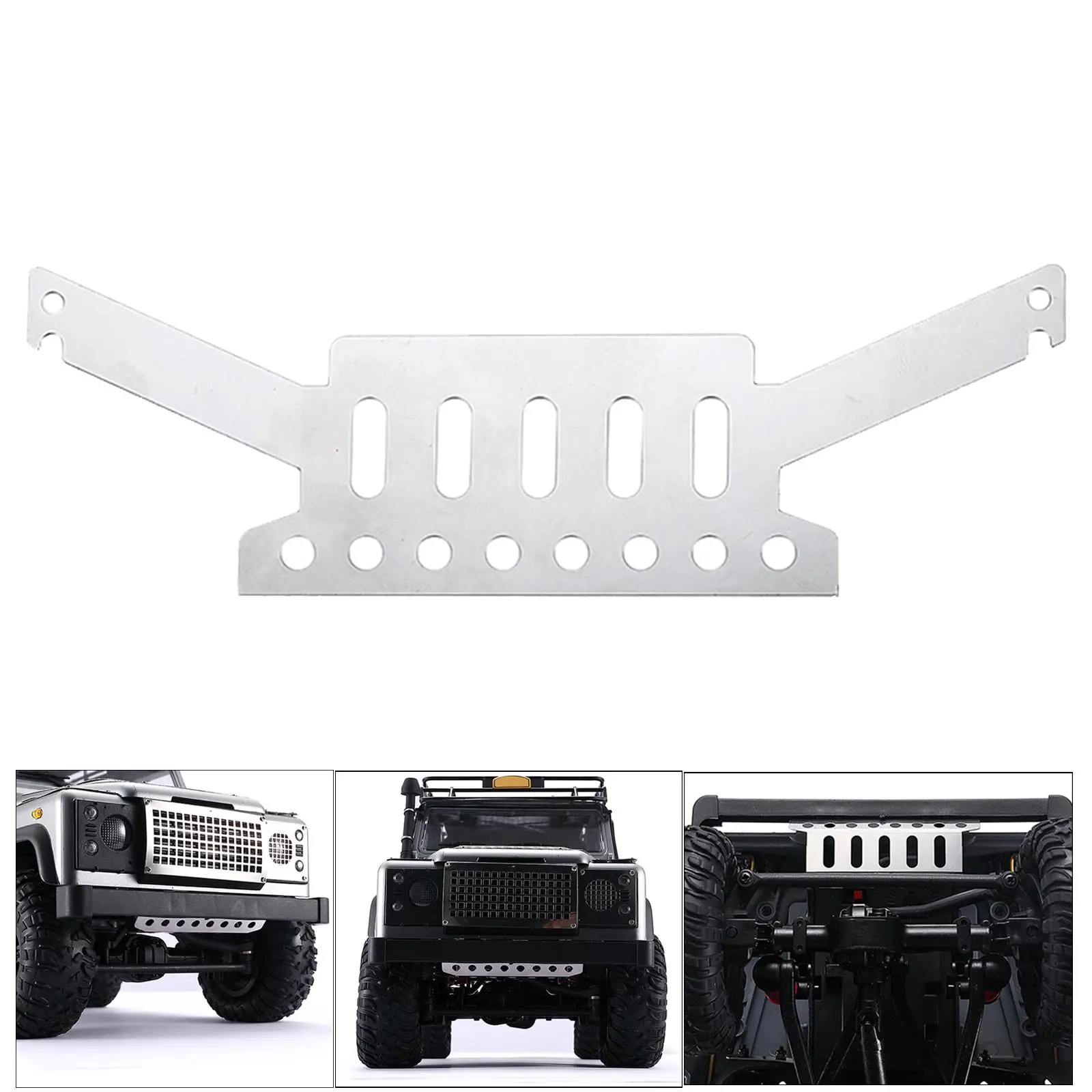 Front Chassis Armor Guard Bottom Protection Plate for MN D90 1:12 RC Car