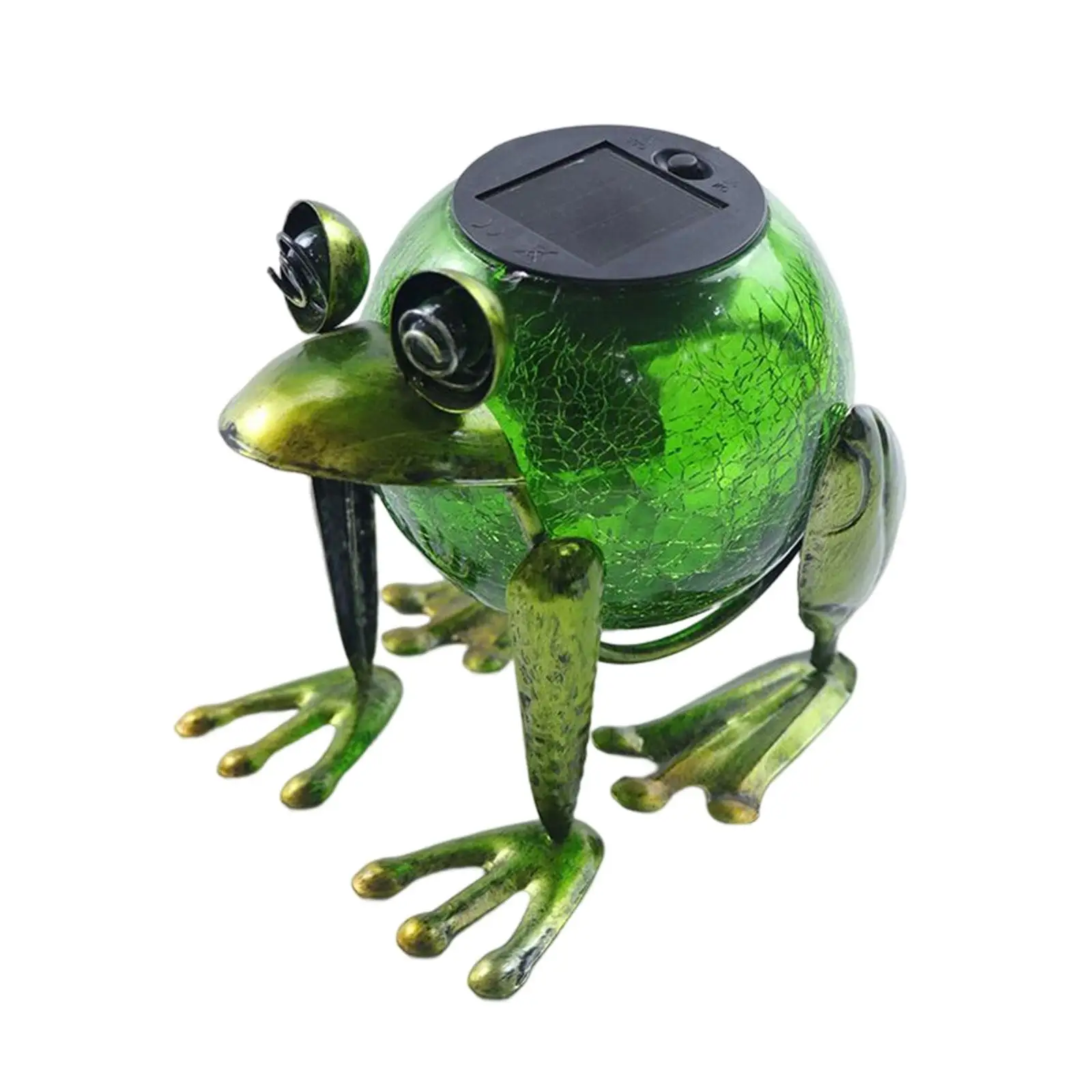 LED Frog Solar Lights Garden Ornament IP44 Waterproof for Table Backyard