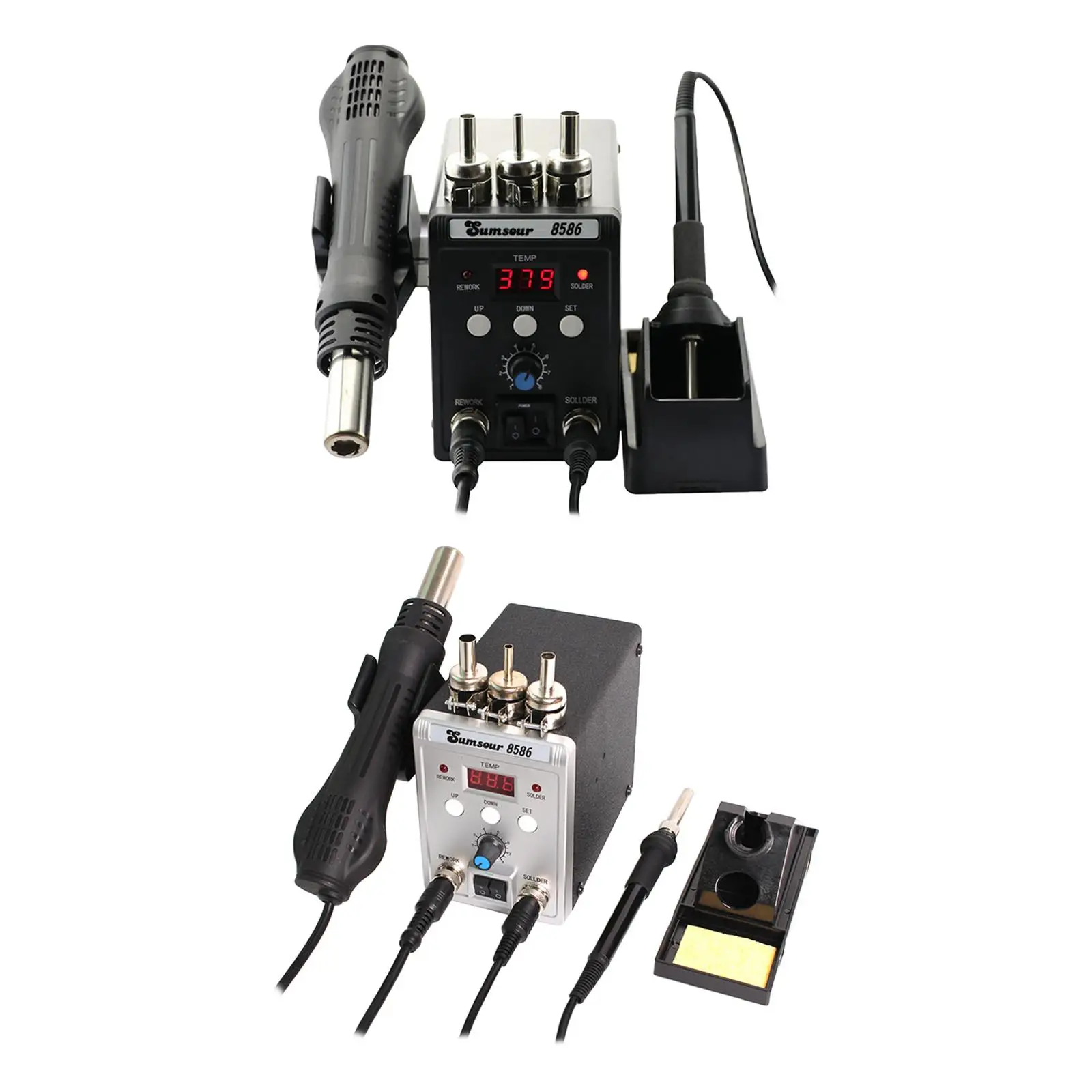 60W Soldering Station Adjust Temperature Digital Soldering Station for Home Appliance DIY Repairs Maintenance Phone Laptop