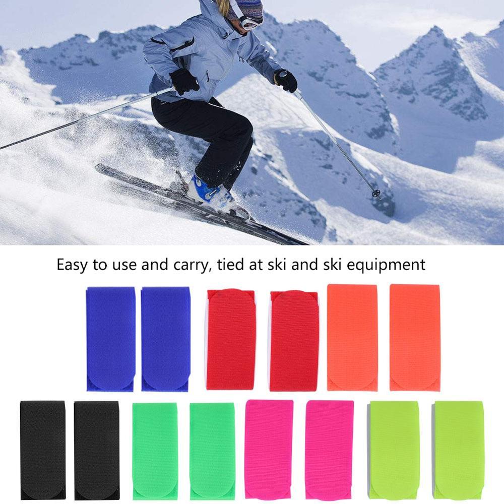 Best of 1 Pair Adjustable Snowboard Carrier Loop Strap Durable Nylon Ski Board Fixing Binding Strap Outdoor Sports Sled Holder Accessory Reviews & Tips