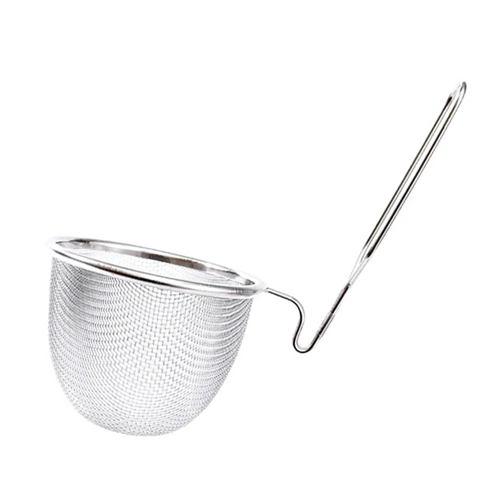 Mesh Spider Strainer with Handle Stainless Steel Strainer Solid Stainless Mesh Spider Strainer for Household Kitchen Spoon Home