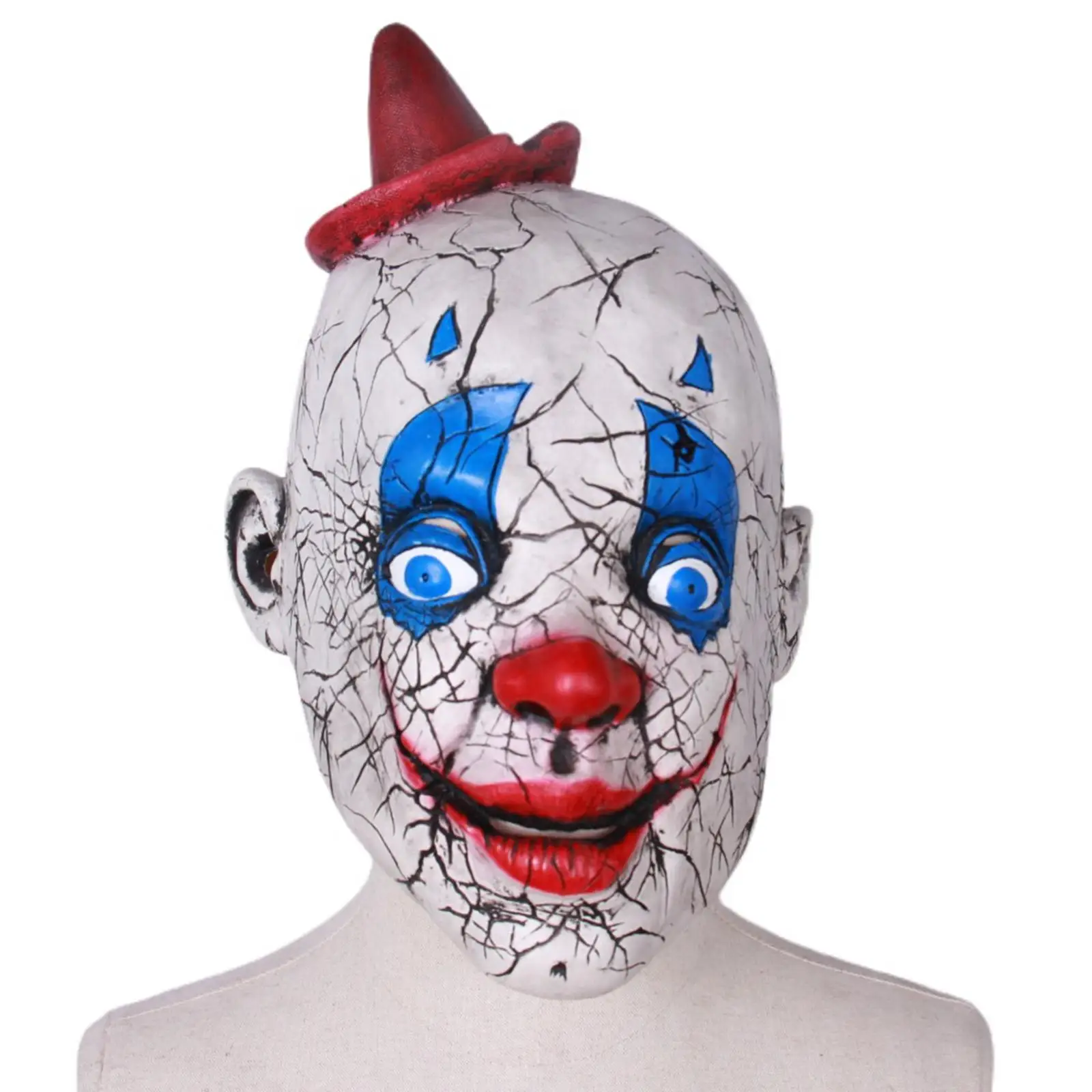 Halloween Clown Mask  Smiling Joker Mask Masquerade Costume Props
