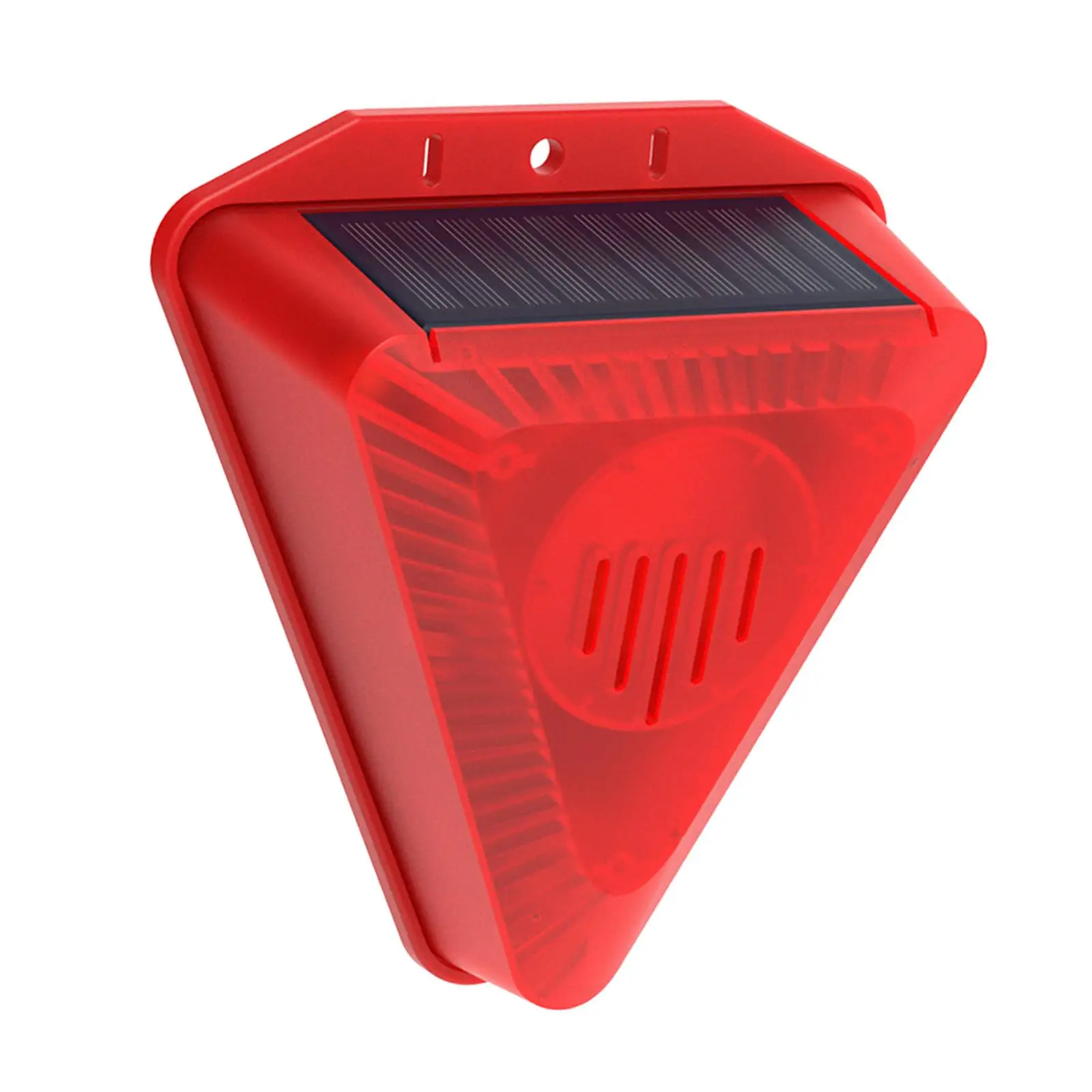 Solar  Alarm Motion Sensor 129 Decibels  Sound  Flash Warning Strobe Safety Alarm System for 