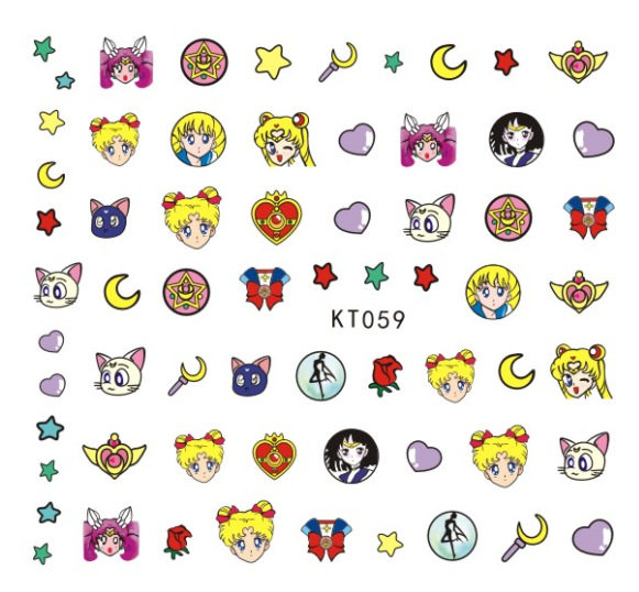 🌸HELLO KITTY SANRIO 97 3D Nail Art Stickers Decals Transfers Kawaii UK  SELLER🌸