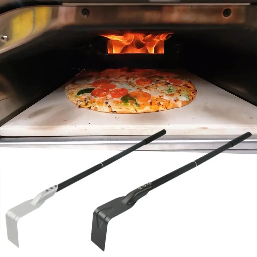 Pizza Oven Ash Shovel Portable Cleaning Rake for Grill Fireplaces Wood Stove