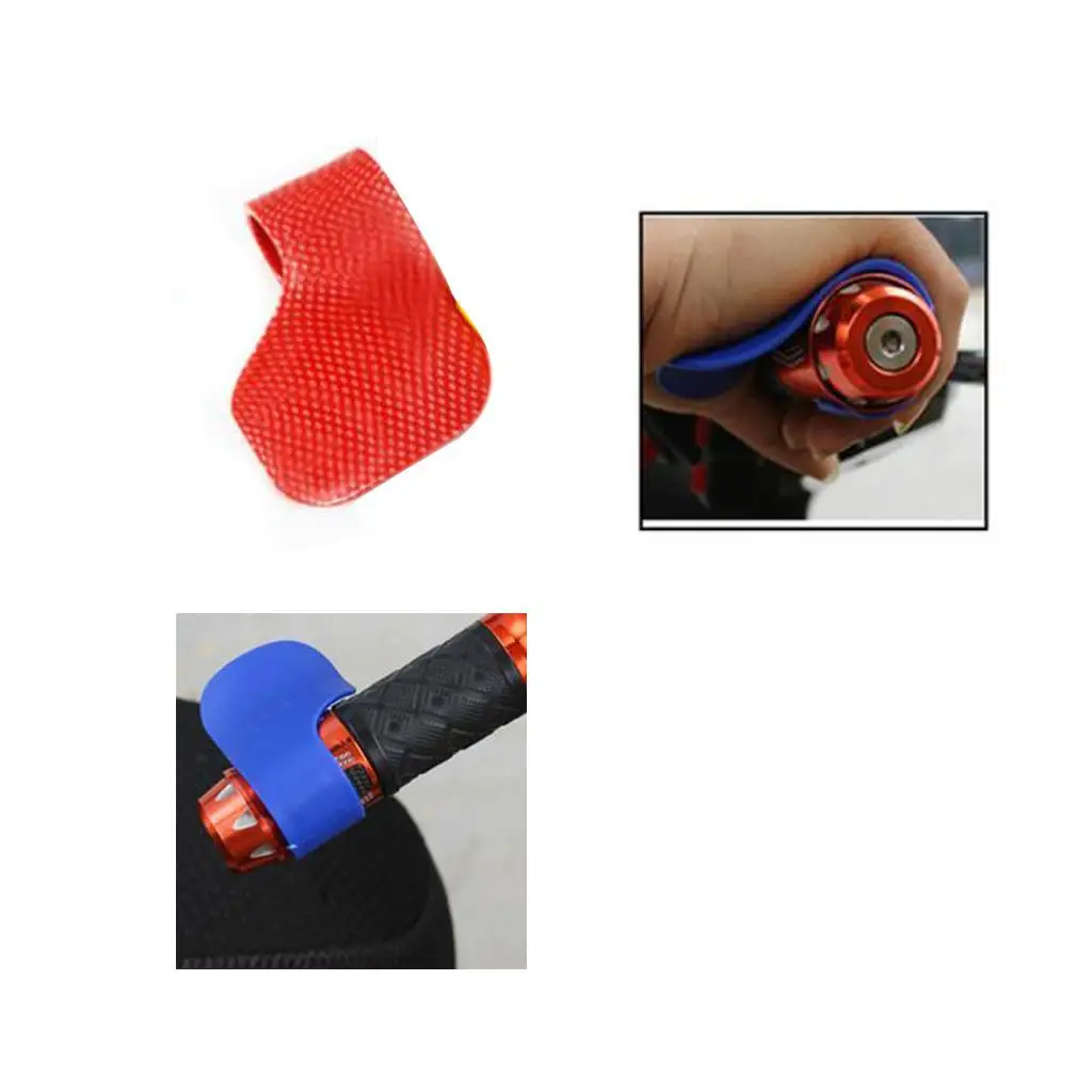6Pcs Carbon Throttle Assist clip and clamp Wrist Rest  Control Grips ()