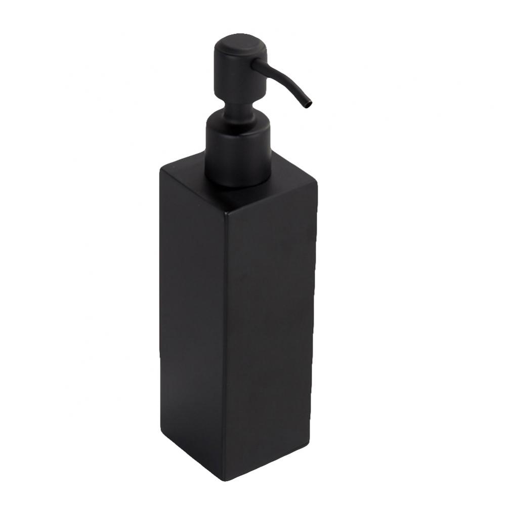 Description Picture 3 of itemSoap Dispenser 200ml Wall Mounted Pumps Stainless Steel Lotion Pump Home BathRoom Black Coated Round Bathroom Accessories