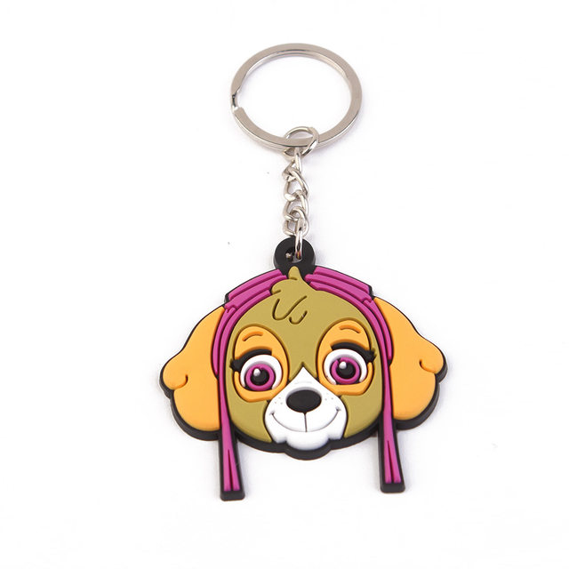 Llavero De Rocky (Patrulla Canina) - Silicona, 7 Cm, Para Niños, Regalo Ideal